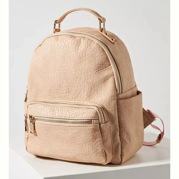 Anthropologie Vegan Leather Backpack Leather Zip-Top Backpack | Anthropologie main image 3